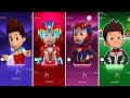 CLASSIC RYDER 🆚 MIGHTY RYDER 🆚 SUPER HERO RYDER 🆚 TECH RYDER! 🐾 Tiles Hop 2026