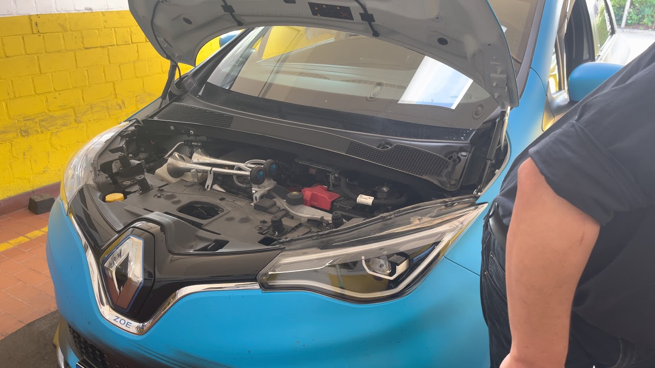 Renault Zoe Federdome Wasserabläufe Vorbereitung für Tieferlegung
