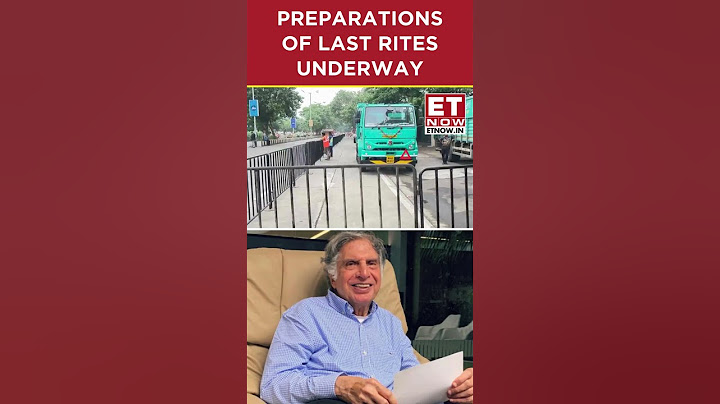 Preparations For Ratan Tata's Last Rites Are Underway | #etnow #ratantata #ratantatadeath #shorts