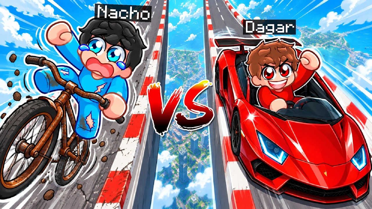 MEGA RAMPA de Pobre vs MEGA RAMPA de MILLONARIO en Roblox!
