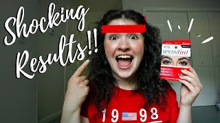 TRYING ARDELL BROW TINT IN SOFT BLACK | Does it work??