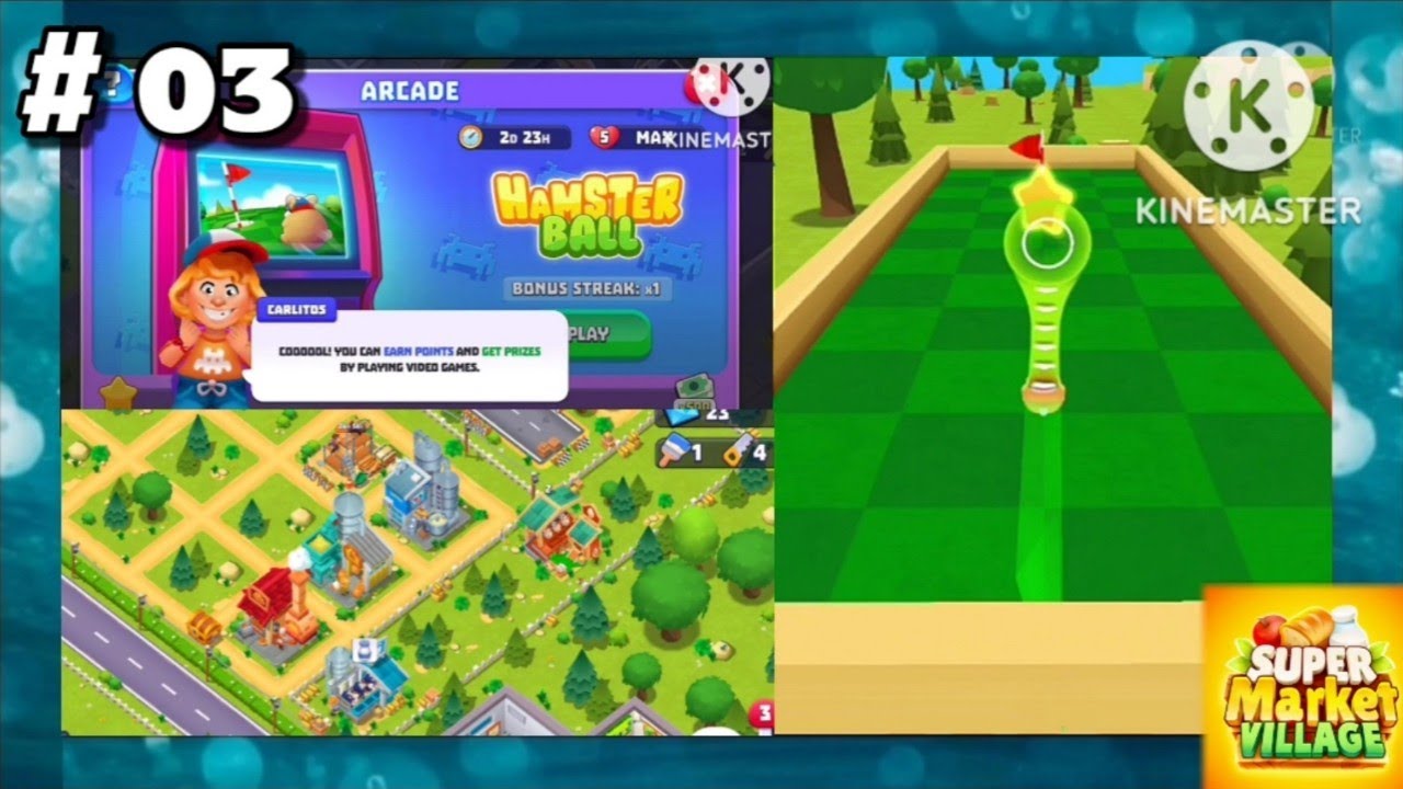 Supermarket Village - Built New Arcade in Village! #03