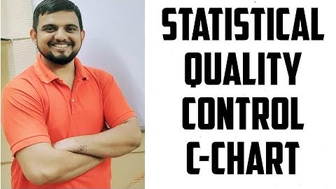 #57  Statistical quality control ( c- chart with practical Question)