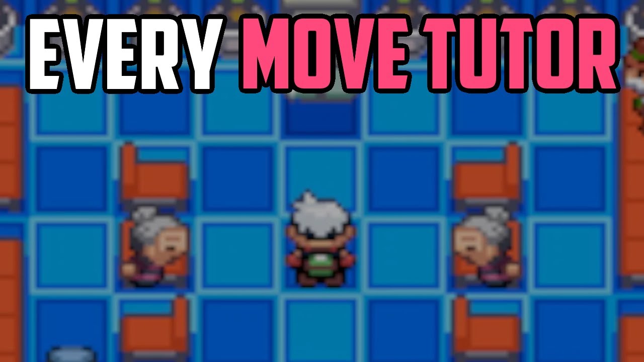 Pokémon Emerald Move Tutors