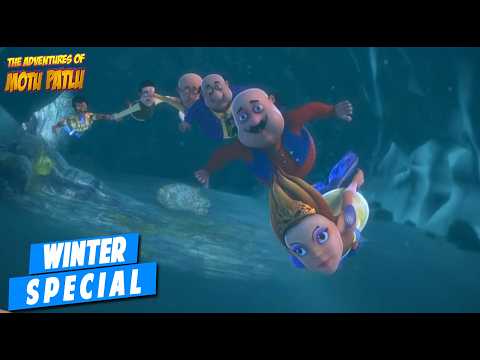 Barf Mein Phanse Motu Patlu | Motu Patlu Compilation | Cartoons For Kids