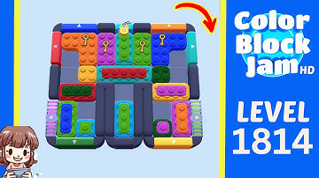Color Block Jam Level 885 (1814) Solution Walkthrough