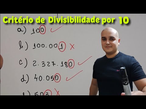 Critério de Divisibilidade: Critério de Divisibilidade por 10