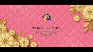 Wedding Invitation Without Text /Free Download / link in description/KM Creative Works