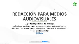 Copy para textos audiovisuales