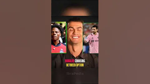 Ronaldo chooses Ishowspeed over Messi 😳