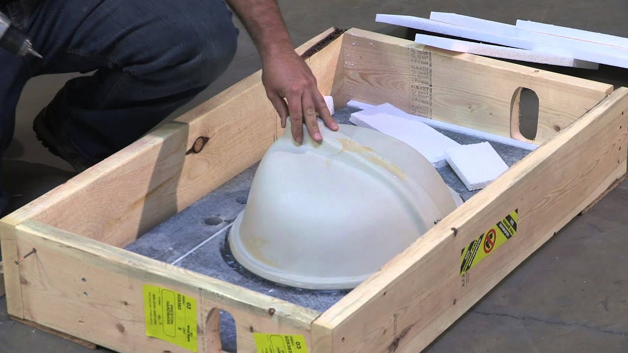 Unpacking Vanity and Granite Top