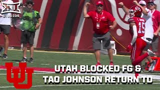 Celebrity Utah Defense Blocked FG & Tao Johnson Returns It for a TD Net Worth