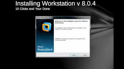 Installing VMware Workstation 8.0.4