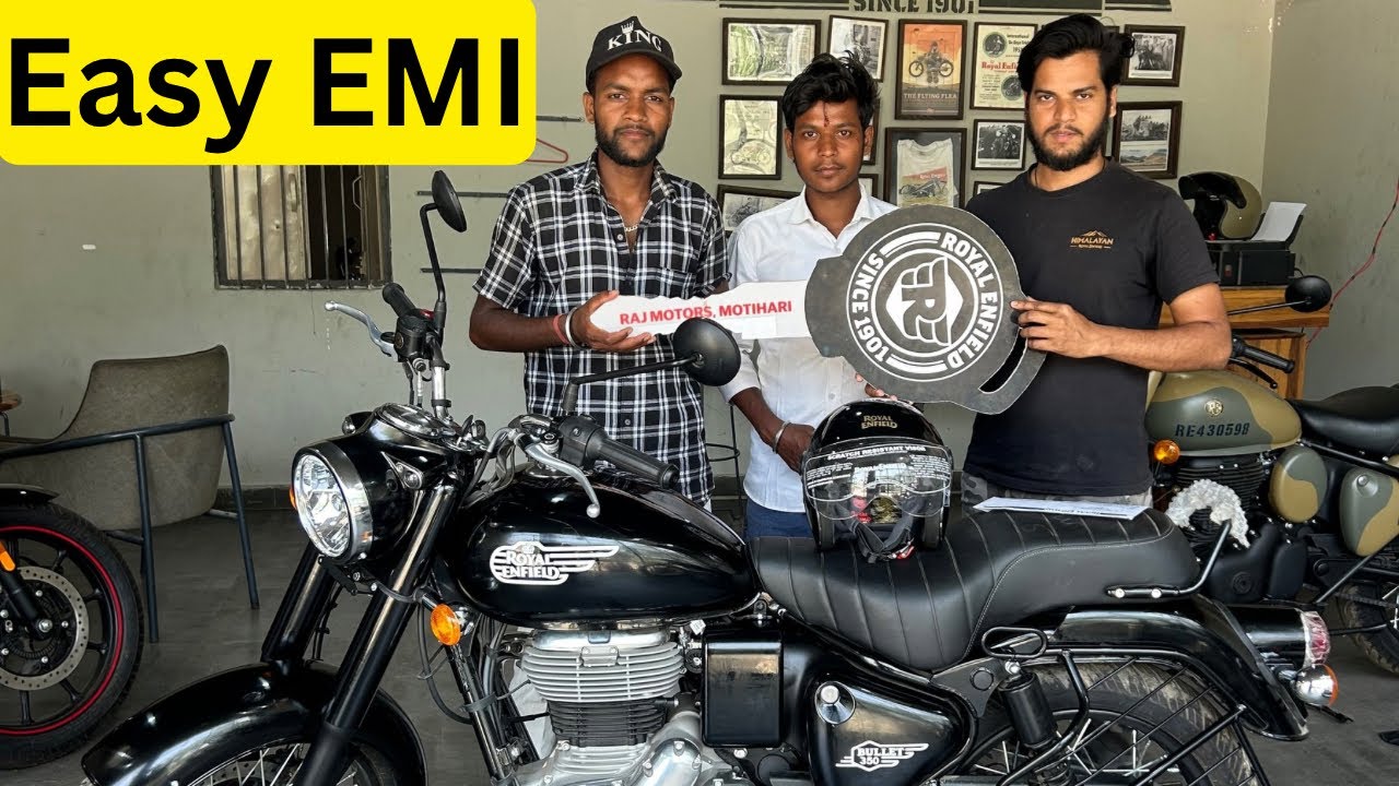 Royal Enfield Bullet 350 Military Black loan per kaise le || Easy EMI Only 55?? 