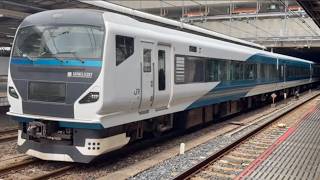 【ラストナンバー・警笛有り！】E257系2000番台NA13編成の回送列車が大宮駅5番線を発車！