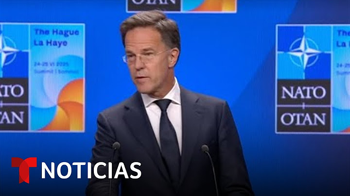 El secretario general de la OTAN responde preguntas tras el ataque militar de Estados Unidos a Irán