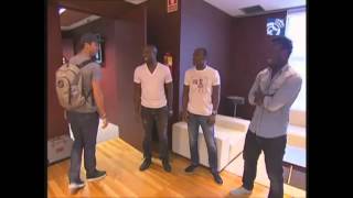 Cristiano Ronaldo Welcomes Michael Essien