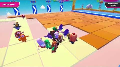 Fall Guys: Ultimate Knockout - Tip Toe | 1st Place