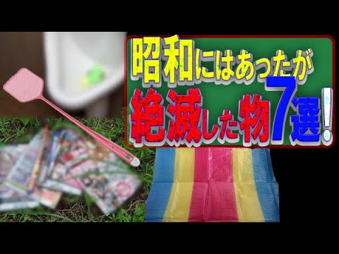 【魅惑なレトロ】今では絶滅した昭和のアイテム７選