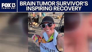 Tampa brain tumor survivor turns recovery into inspiration with every step Content