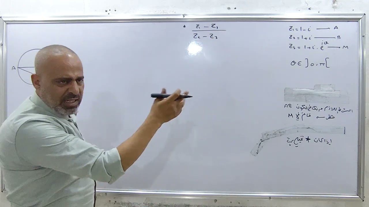 الأعداد العقدية_وضع ثلاثة نقاط وحل تمارين