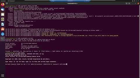 MariaDB configuración Usuarios Linux Ubuntu