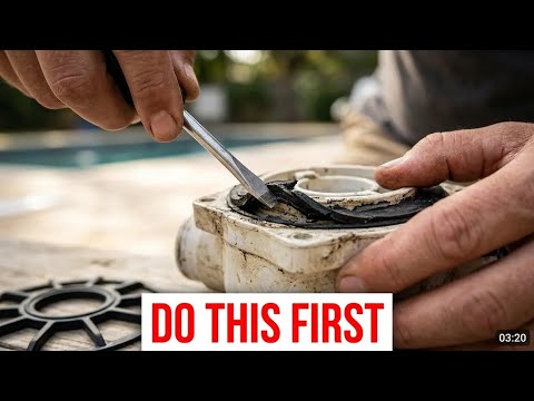 Pool multiport valve gasket replacement