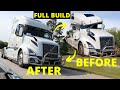 Rebuilding Wrecked a Volvo Semi Truck In 10 Mins