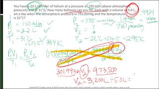 CHM 120 Chapter 10 Section 2 Combined Gas Law and Avogadro's hypothesis: General Chemistry 1