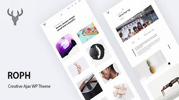 Roph - Creative Ajax Portfolio WordPress Theme | Themeforest Website Templates and Themes