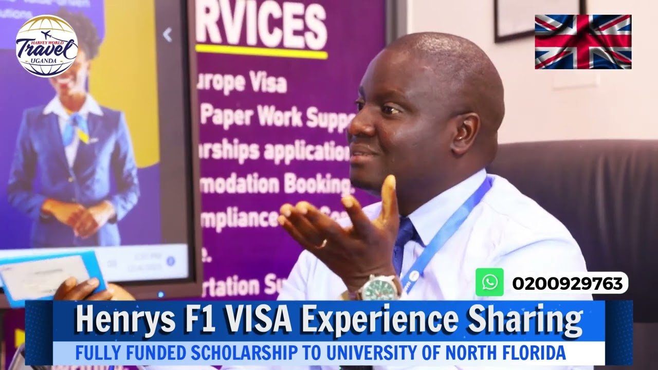 HENRYS F1 VISA EXPERIENCE AND HOW HE GOT A FULLY FUNDED SCHOLARSHIP IN FLORIDA UNIVERSITY  USA