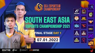 (ENG) LIVESTREAM SEA ESPORTS CHAMPIONSHIP 2021 TOURNAMENT - FINALS | DAY 1