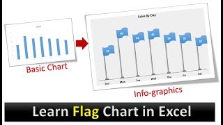 Info-graphics: Flag Chart in Excel