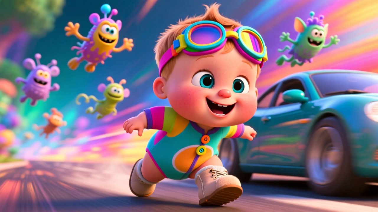 Racing Car Zoom With Baby 🏎️💨 | Learn ABC & 123 for Kids | Fun Preschool Adventure