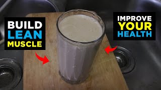 Homemade PEANUT BUTTER PROTEIN Shake