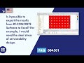 [EN] FAQ 004501 | Is it possible to export the results from RF‑CONCRETE Surfaces to Excel? For ...