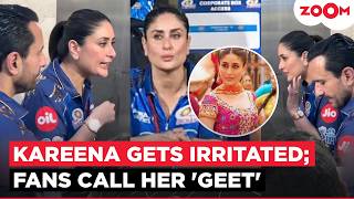 Kareena Kapoor Gets Irritated During The Mi Vs Rcb Match In Mumbai Fans Call Her Real Life Geet