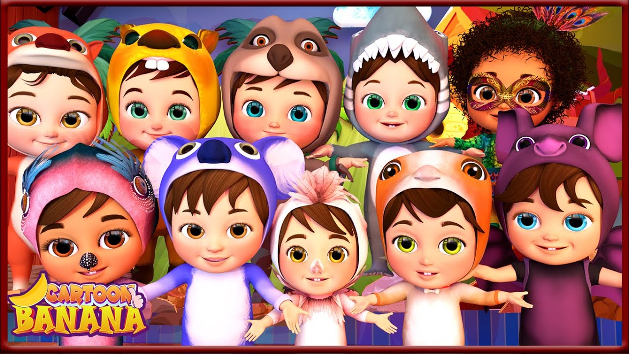 Les animaux emblématiques d'Australie | plus de chansons pour enfants | Banana Cartoon LE Français