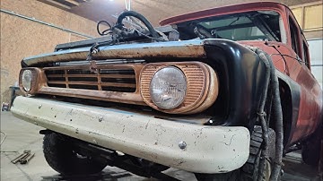 Front flip Hood * Mounting bumper Project Kermit 1962 c20 crew cab