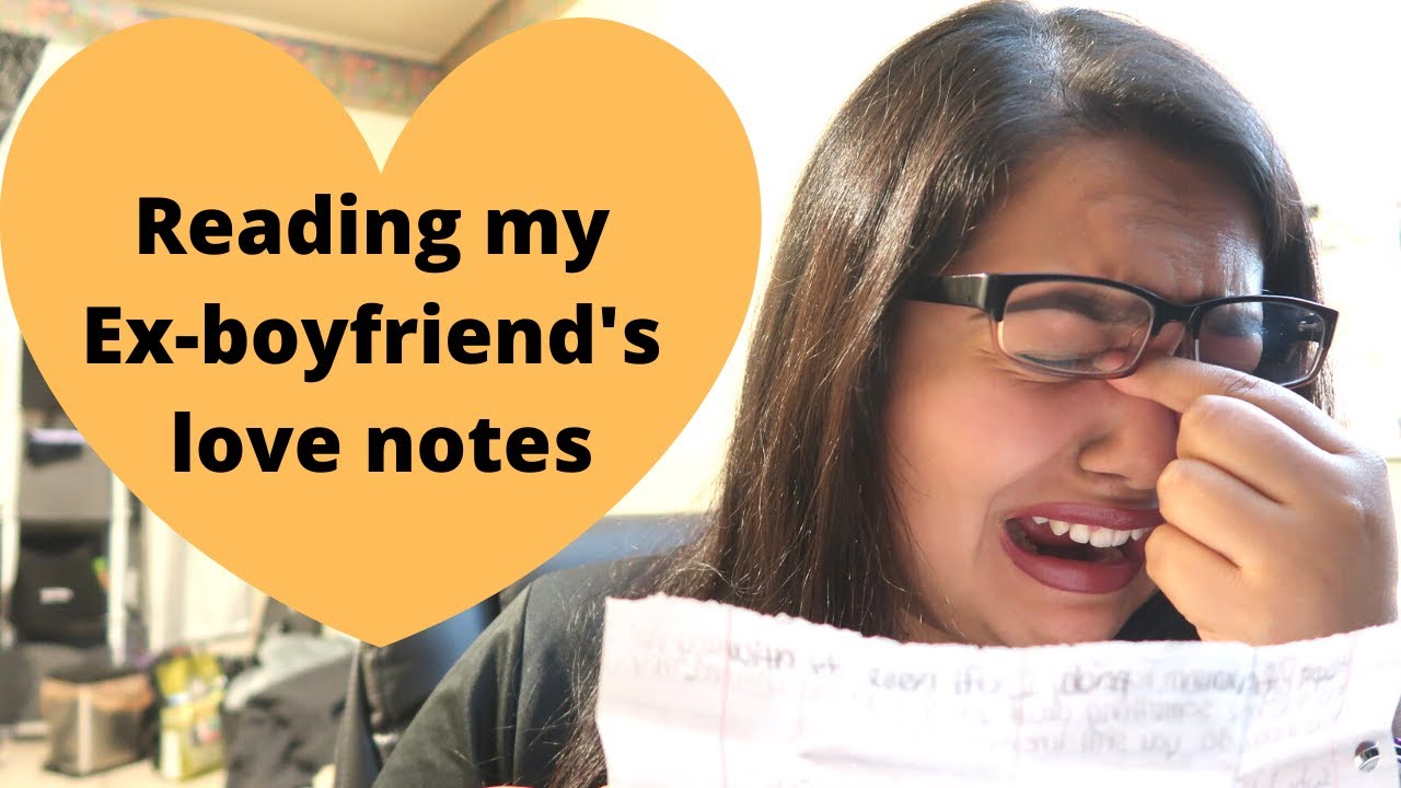Reading my Ex-Boyfriend's love notes on VALENTINES DAY! 