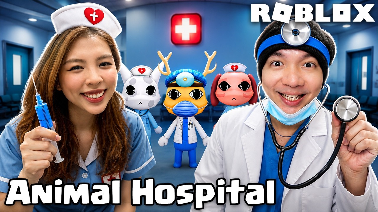 Coba Main Bareng Istri Di Rumah Sakit Hewan - Animal Hospital Roblox