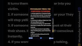 psychological tricks for confusion technique. #humanpsychology #viralvideo #psychologicalinsights