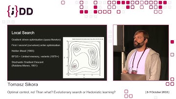 JDD 2018: Optimal control, no!  Than what? (...) by Tomasz sikora