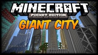 Huge Minecraft PE City Map Showcase!