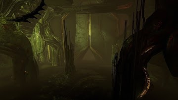 A Dojo Room - Xenomorph lighting and texture experiment