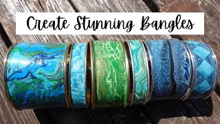 How to make Bangles with Paint Skins!