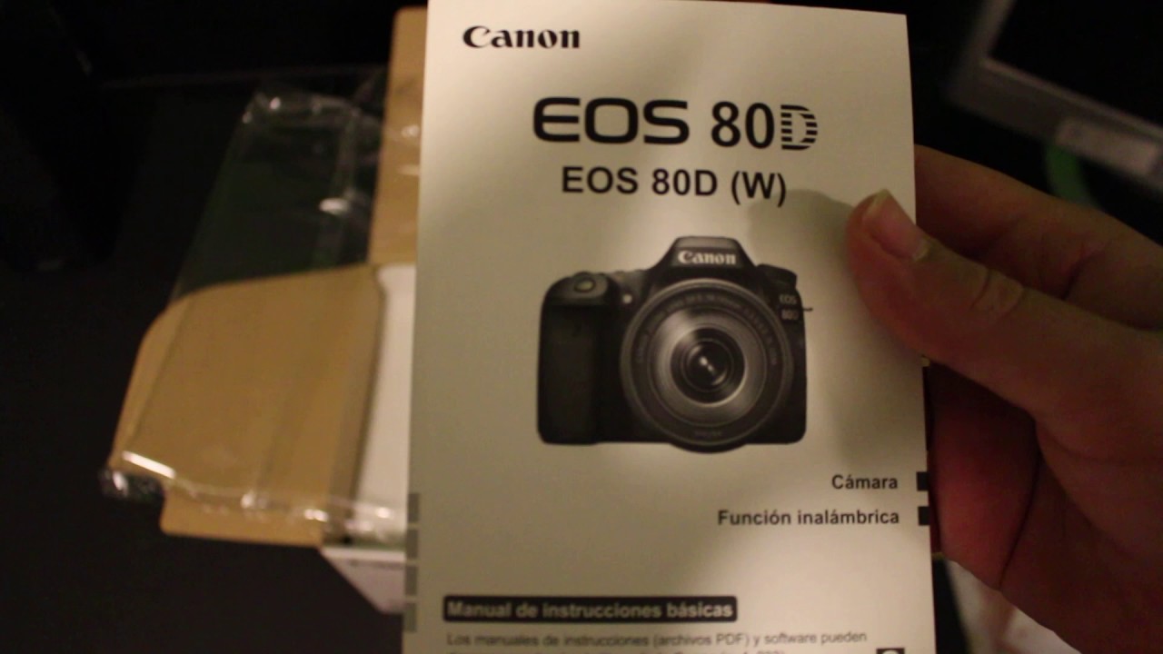 Canon 80d Silent Unboxing