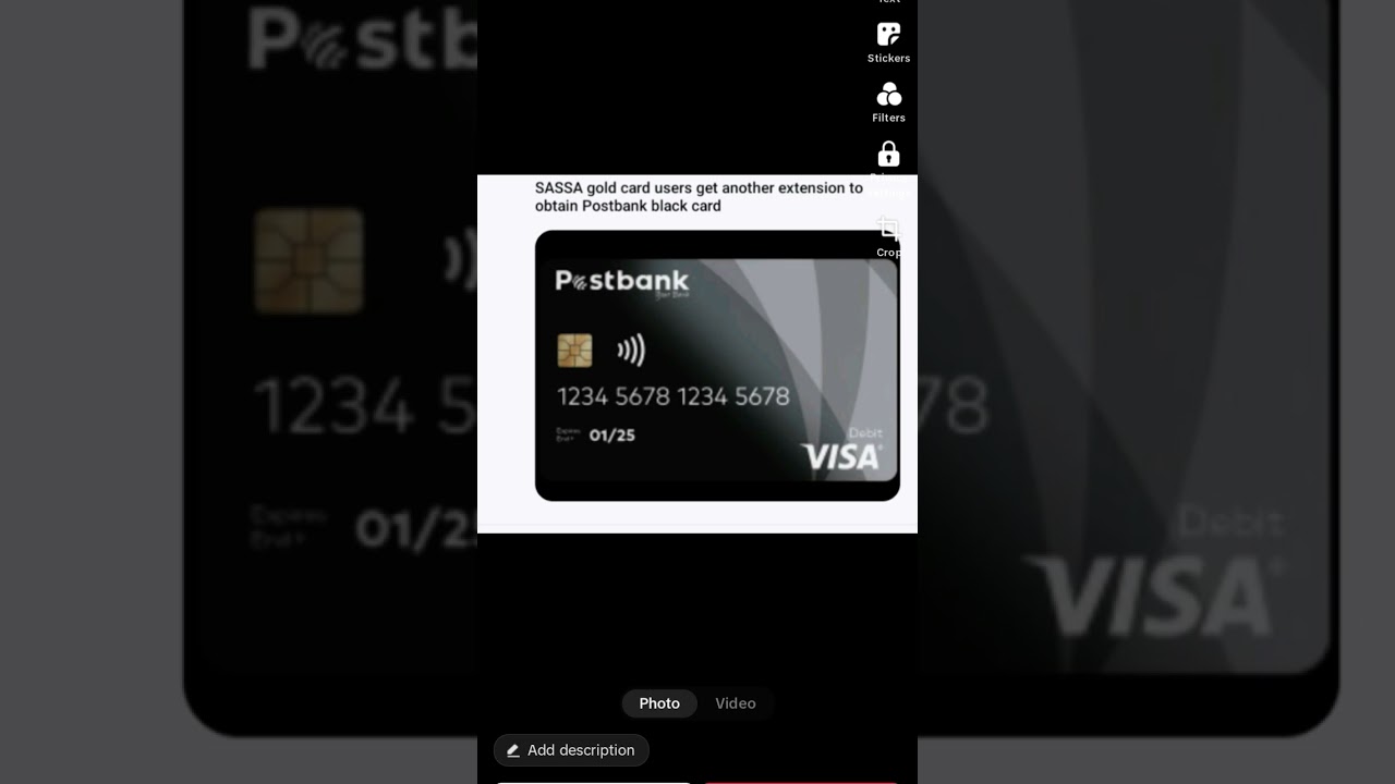 SASSA gold card users get another extension to obtain Postbank black card