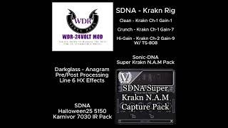 Line 6 HX Effects / Darkglass Anagram (Neural Amp Modeler Rig) Sonic-DNA Super Krakn pack.