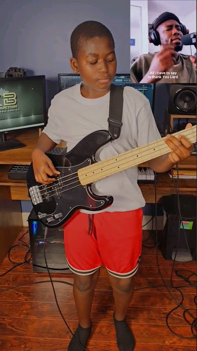 Thank you Lord - Bass cover | @CalledOut 🎸🔥 #basscover #young #trending #music #worship